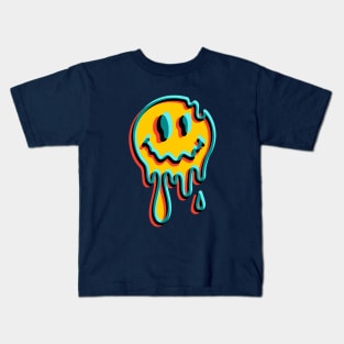 Trippy Acid Smile Kids T-Shirt